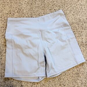 Women's Light Blue Bike Shorts